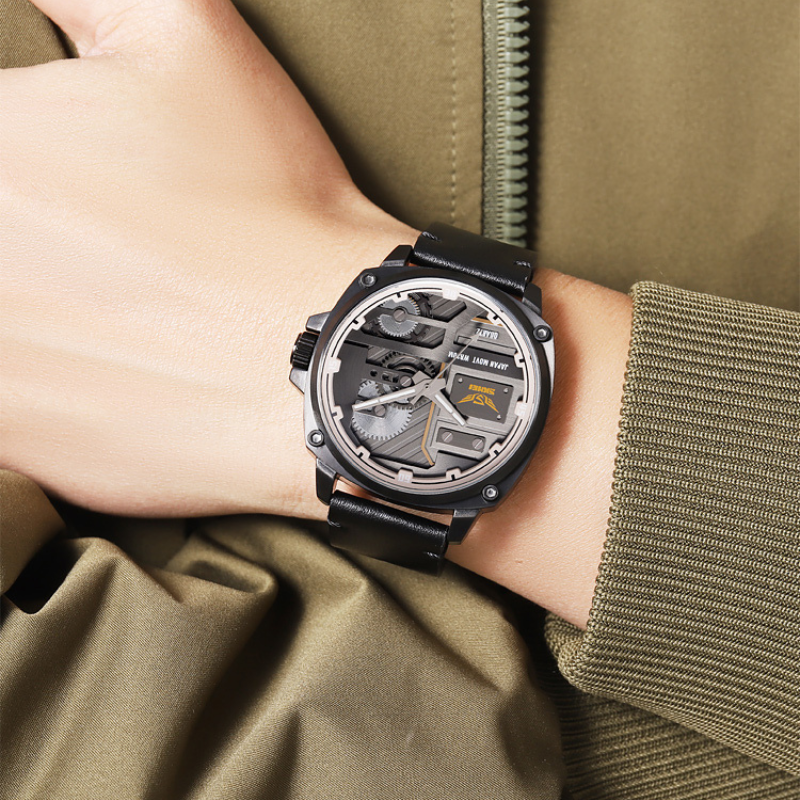 Orologio da Uomo in Pelle Quartz™ - Olsen & Olsen