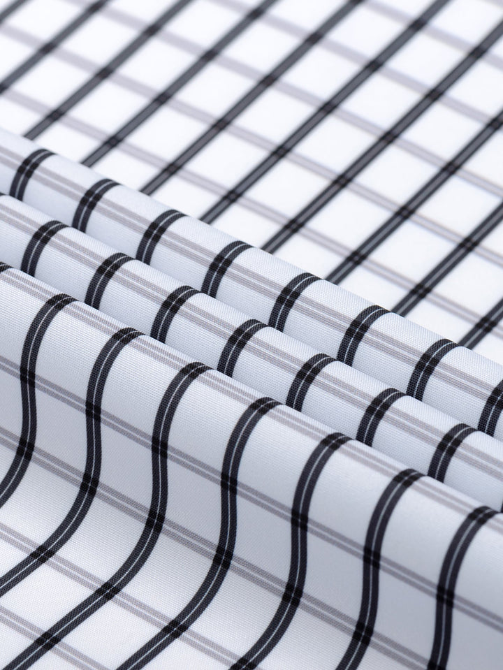 Camicia a quadri a maniche lunghe con bottoni