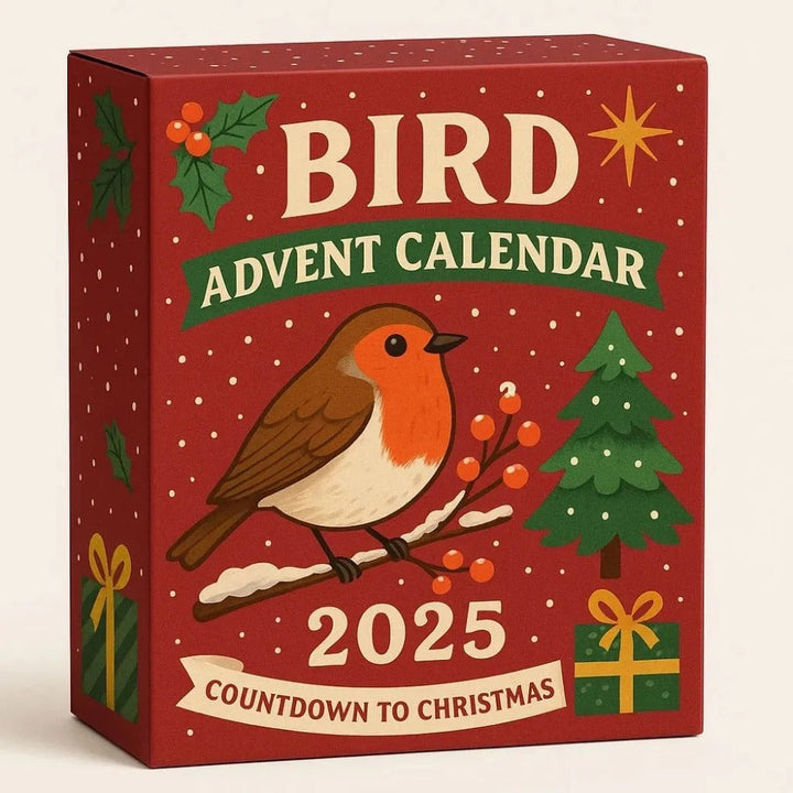 🐦 Calendrier de l'Avent Oiseau 2025 – Compte à rebours jusqu'à Noël avec 24 adorables figurines d'oiseaux miniatures