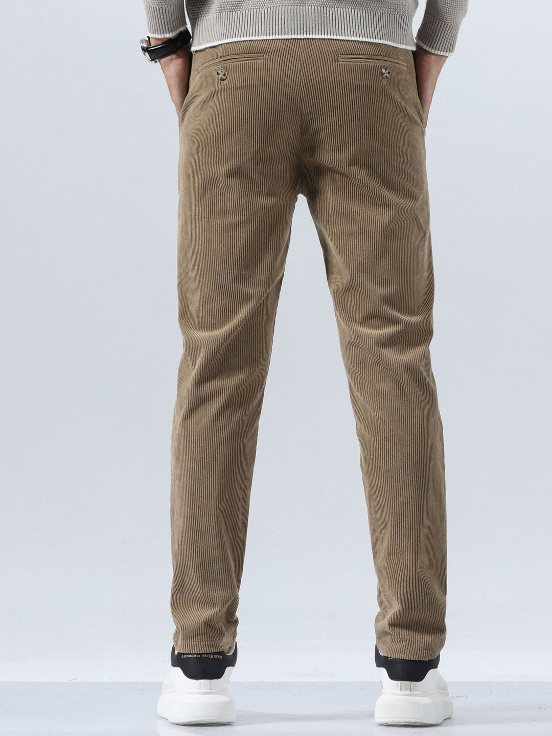 Pantaloni in velluto a coste slim fit