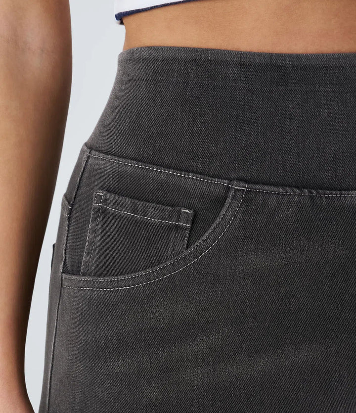 Eva™ | Pantaloni a Vita Alta Confortevoli con Taglio Elastico