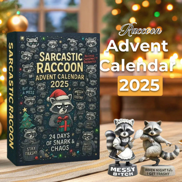 🎁 Calendrier de l'Avent Sarcastique Raton Laveur 2025