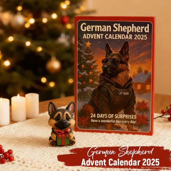 🎄🐾 Calendrier de l'Avent Berger Allemand 2025 🎁
