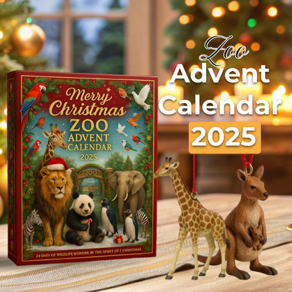 Joyeux Noël Zoo Calendrier de l'Avent 2025 🦁🎄