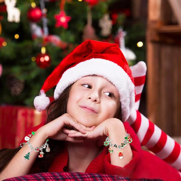 Calendrier de l'Avent de 24 jours set de bracelets de Noël