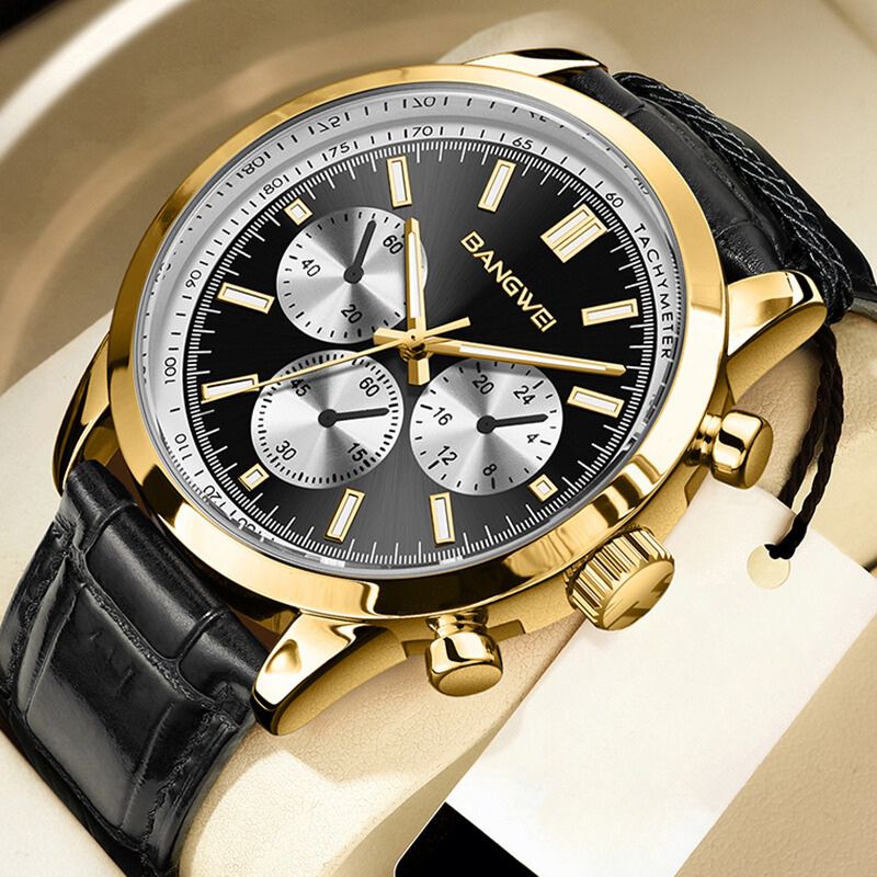 Orologio al Quarzo in Pelle Militare Sportivo Casual™ - Olsen & Olsen