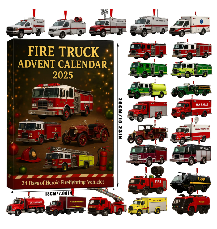 🚒🔥Calendrier de l'Avent des Pompiers 2025🎁🌲