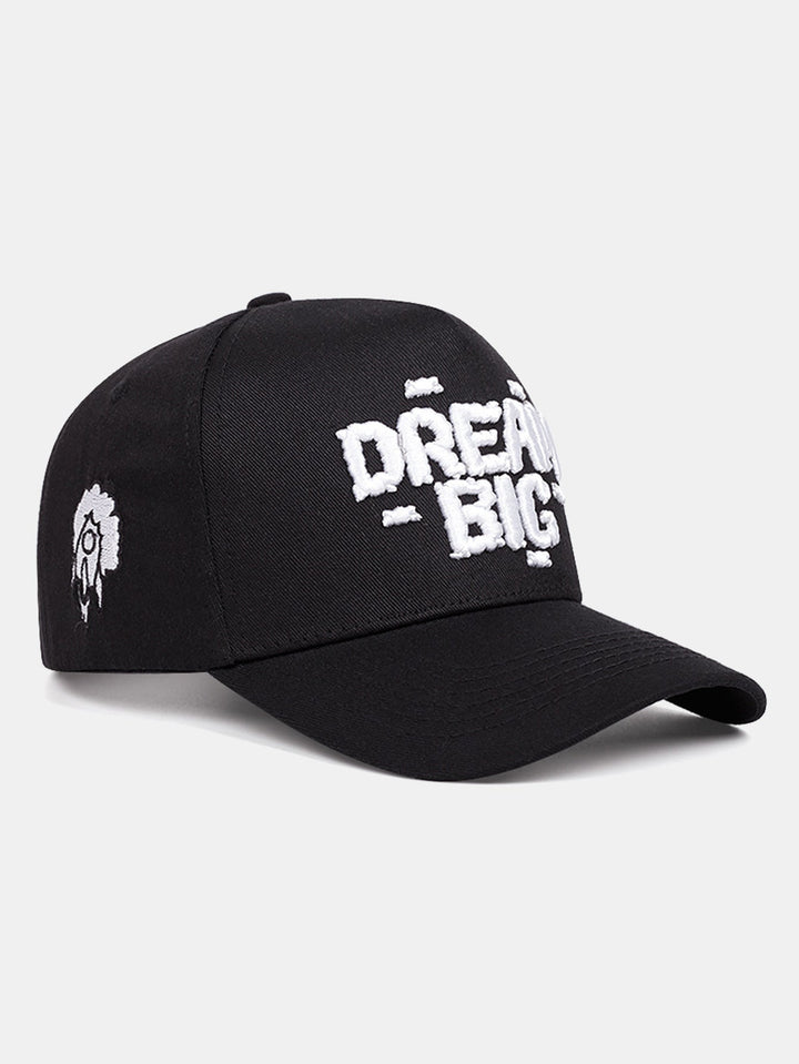 Cappellino da baseball ricamato Sogna in grande