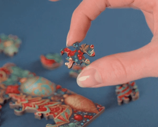 Calendrier de l'Avent puzzle de Noël