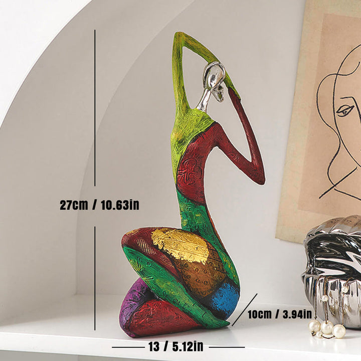 ArtMira – Statue di Donne Astratte e Colorate
