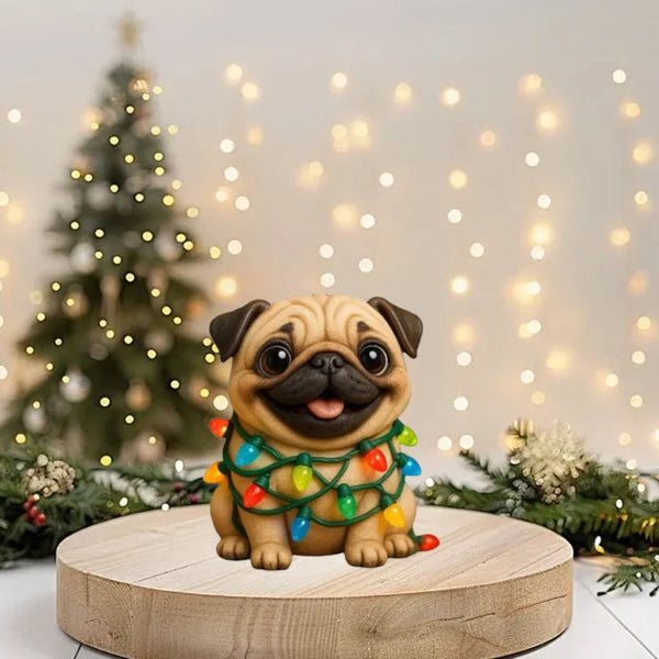 🐾🎄 Calendrier de l'Avent Pug Amusant 2025