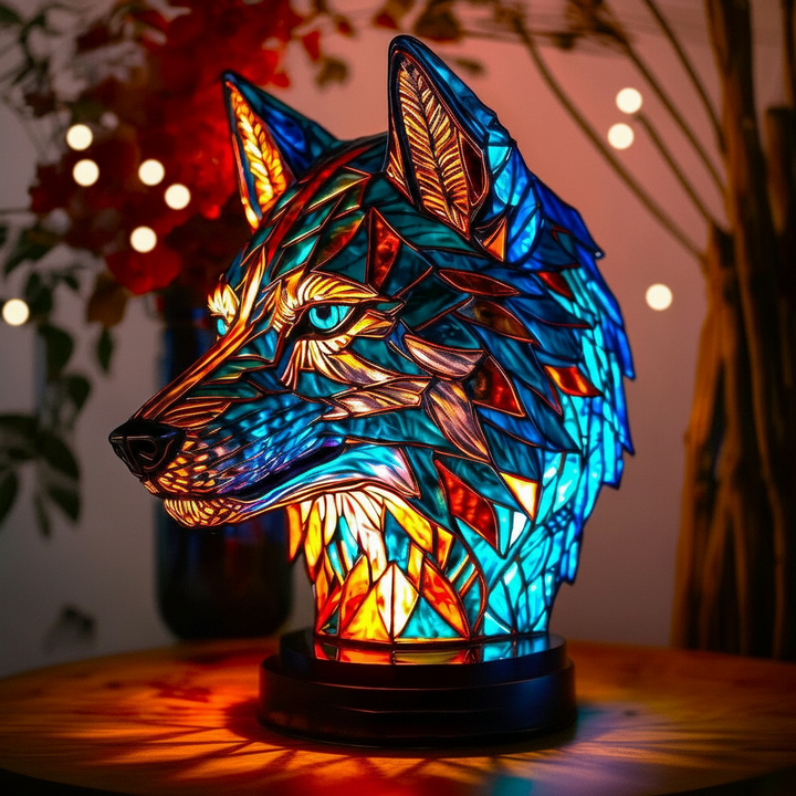 Lampe Bo en forme de loup enchanteur