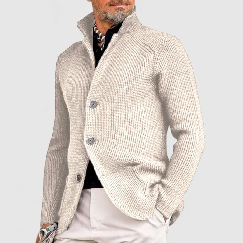 Mario™ | Cardigan Elegante e Versatile con Tasche Pratiche