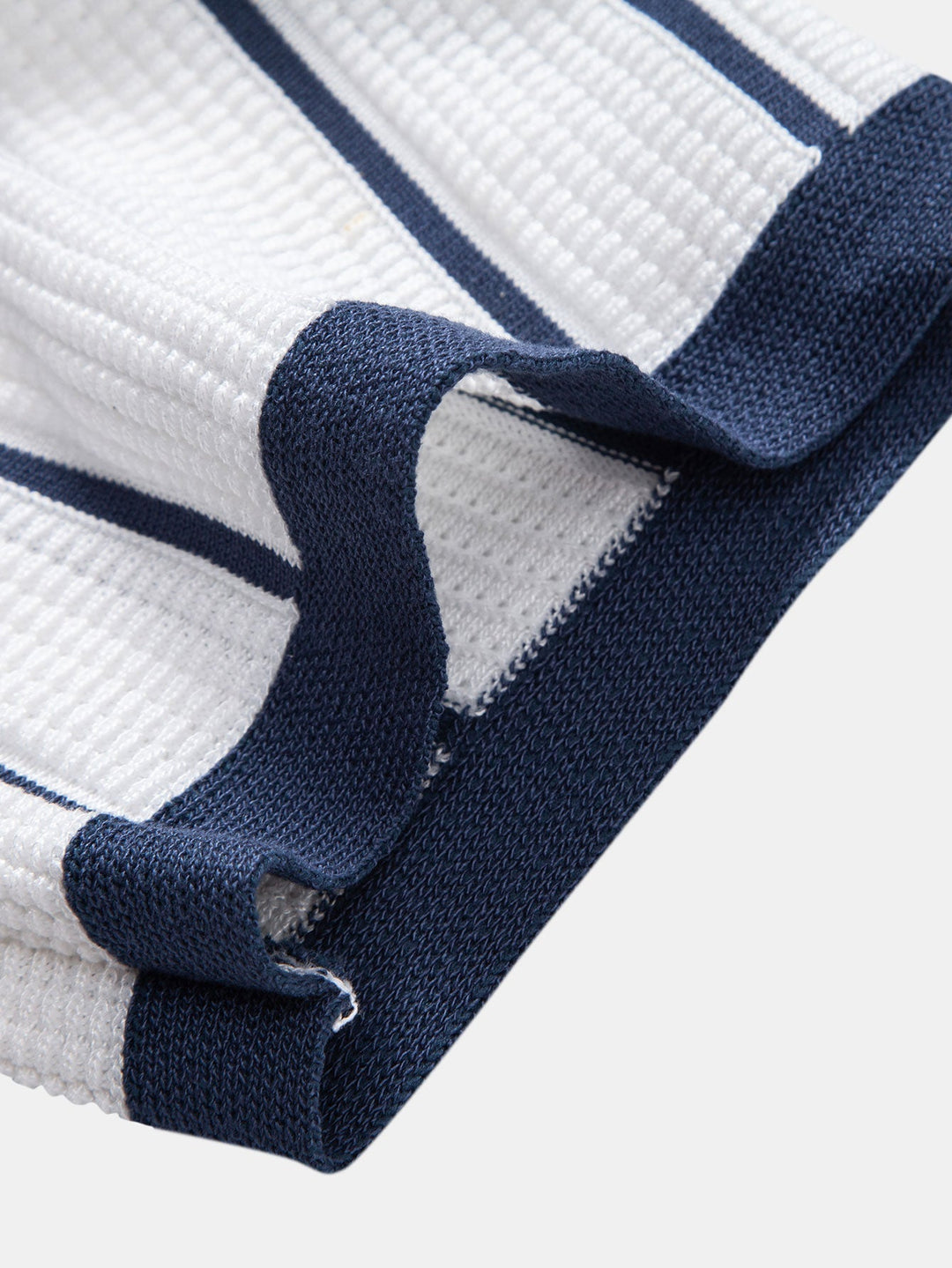 Camicia a bottoni in maglia a righe