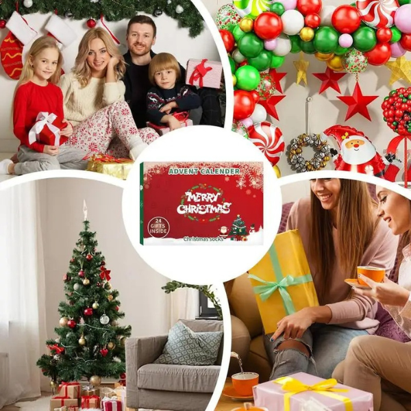 Calendrier de l'Avent Chaussettes de Noël 🎁