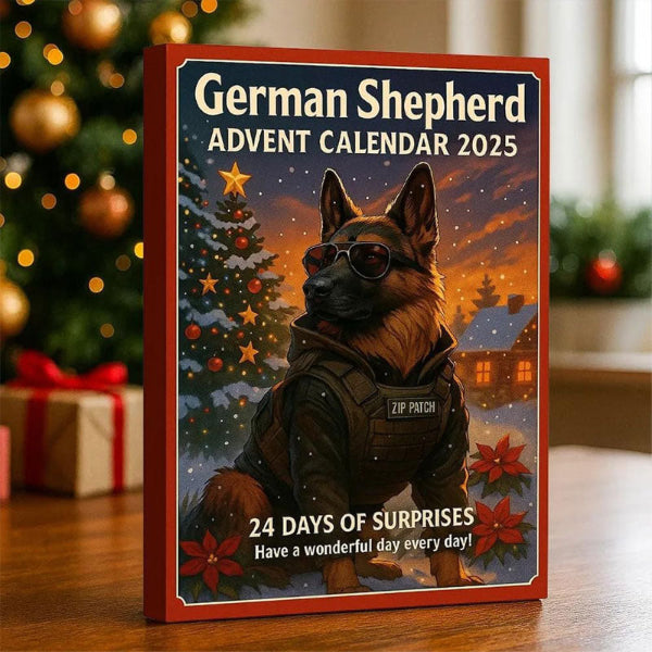 🎄🐾 Calendrier de l'Avent Berger Allemand 2025 🎁