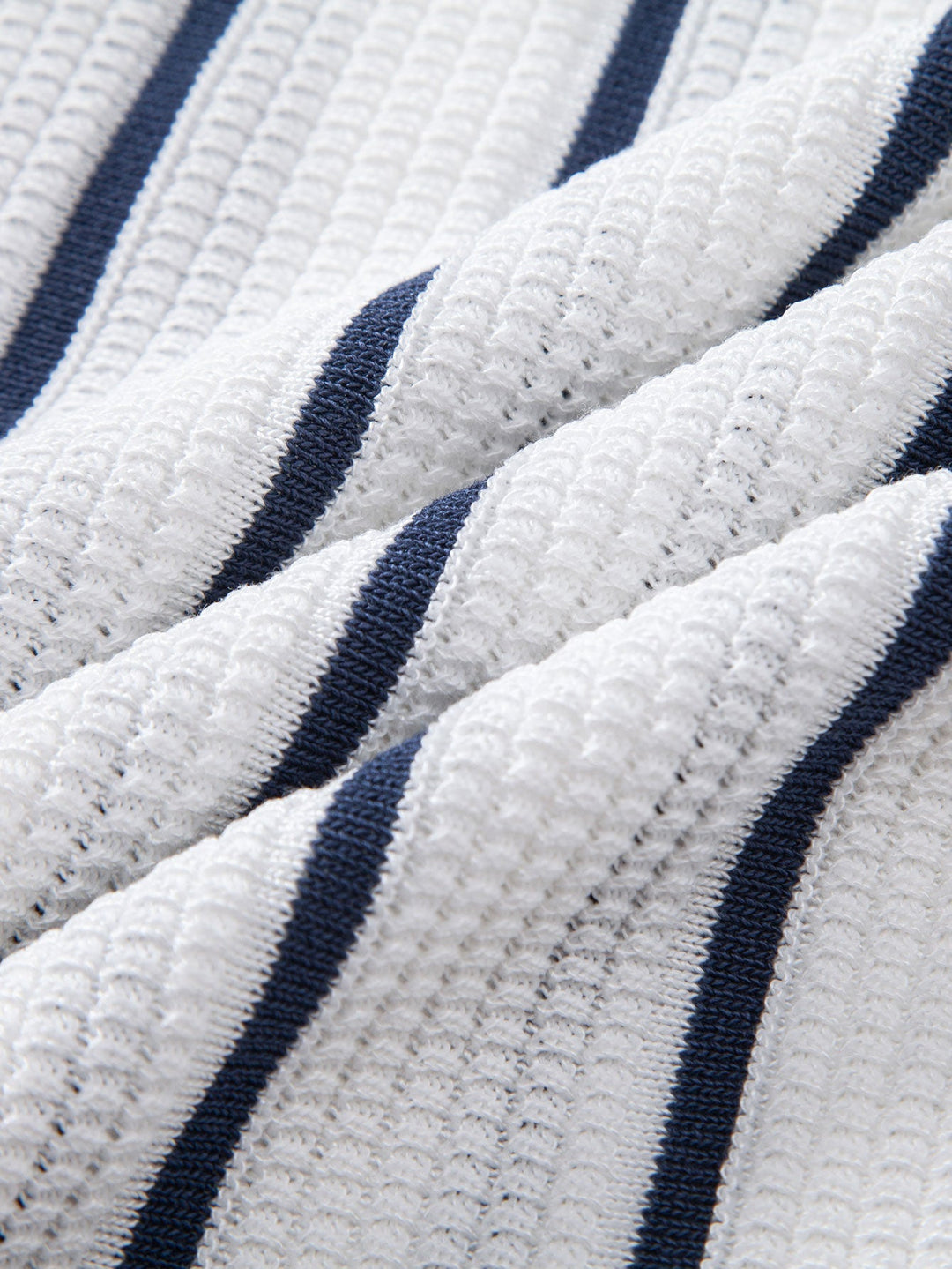 Camicia a bottoni in maglia a righe