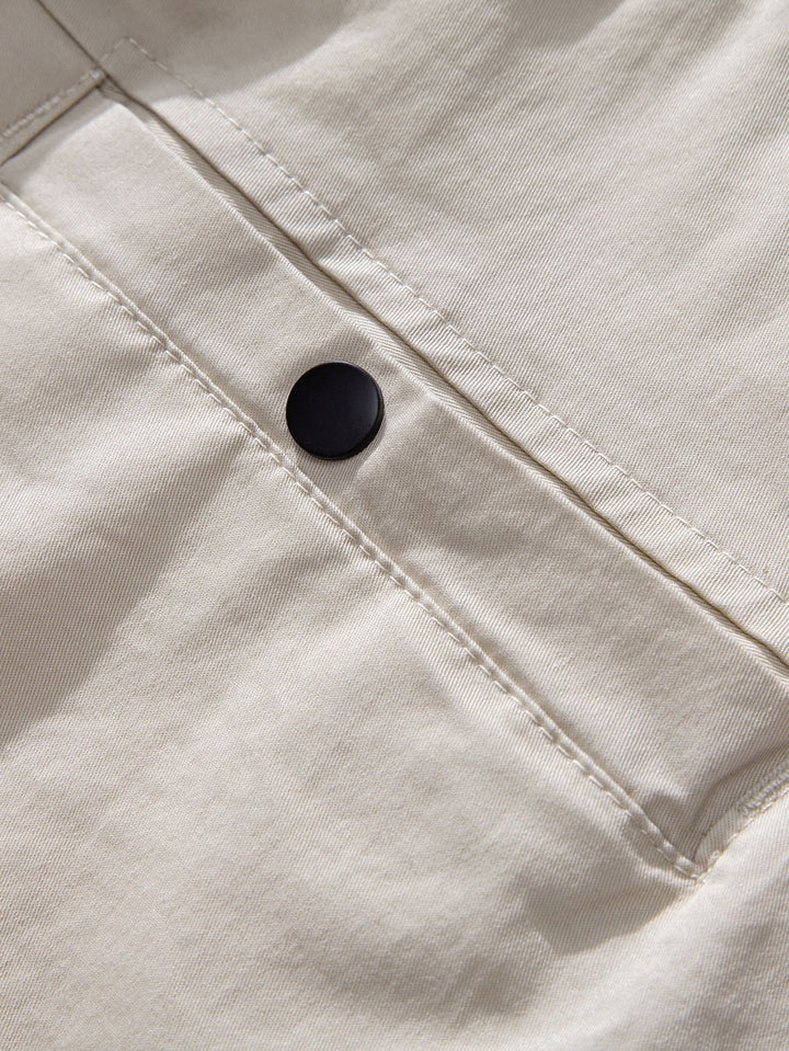 Pantaloni dritti con vita elastica