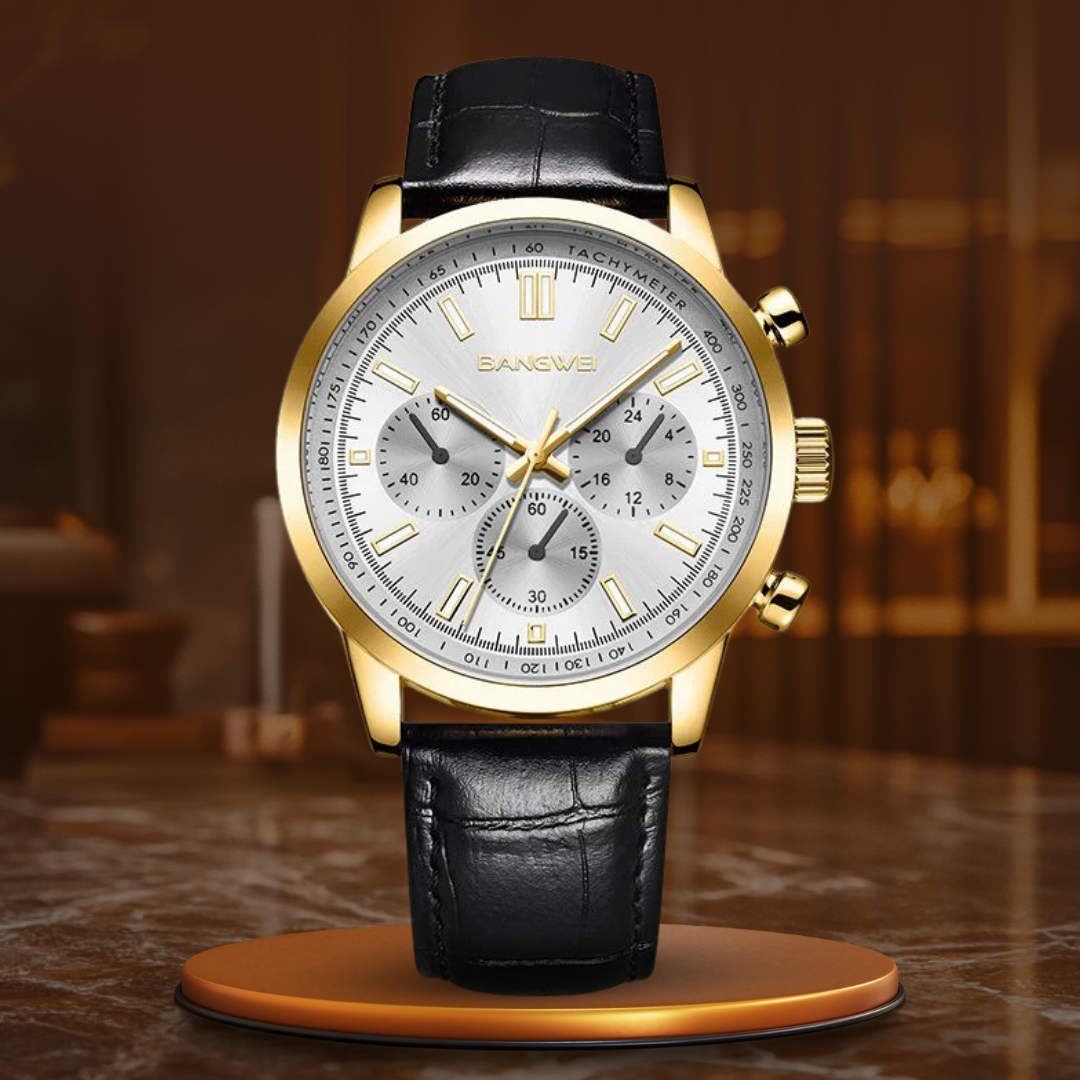 Orologio al Quarzo in Pelle Militare Sportivo Casual™ - Olsen & Olsen