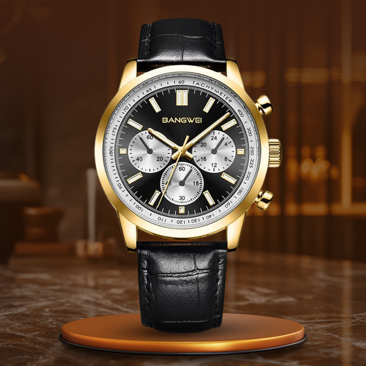 Orologio al Quarzo in Pelle Militare Sportivo Casual™ - Olsen & Olsen