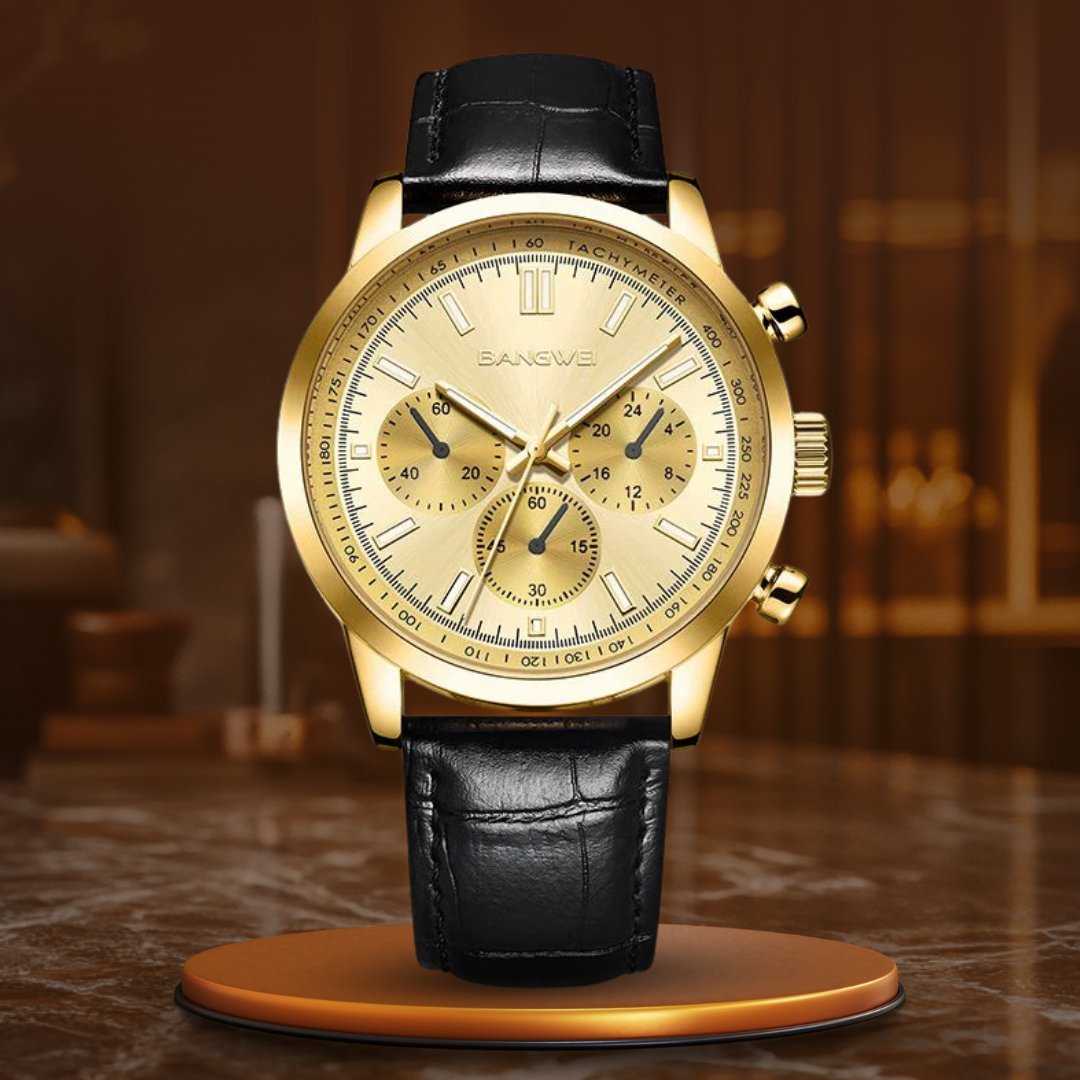 Orologio al Quarzo in Pelle Militare Sportivo Casual™ - Olsen & Olsen