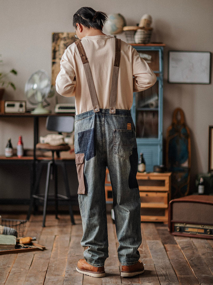 Paul™ | Salopette blu chiaro casual