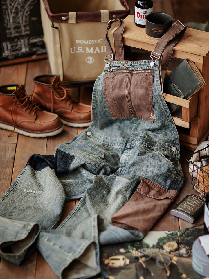 Paul™ | Salopette blu chiaro casual