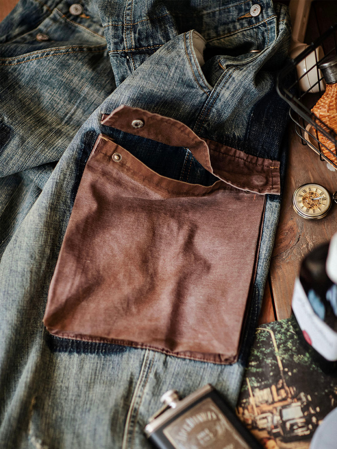 Paul™ | Salopette blu chiaro casual