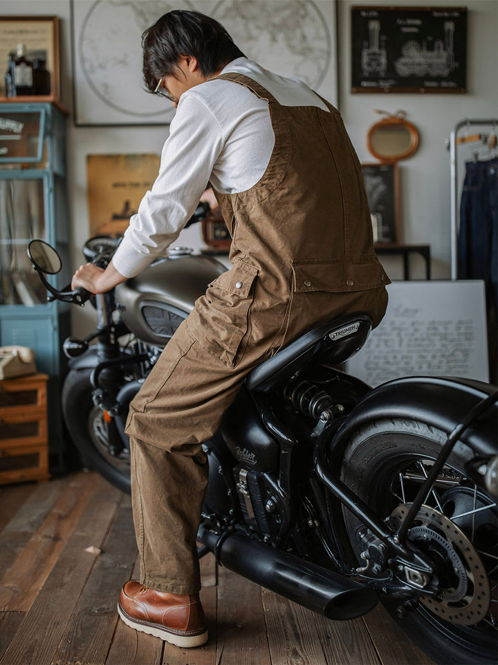 Victor™ | Salopette beige elegante