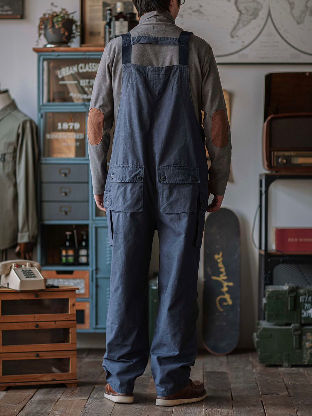 Georges™ | Salopette grigia moderna