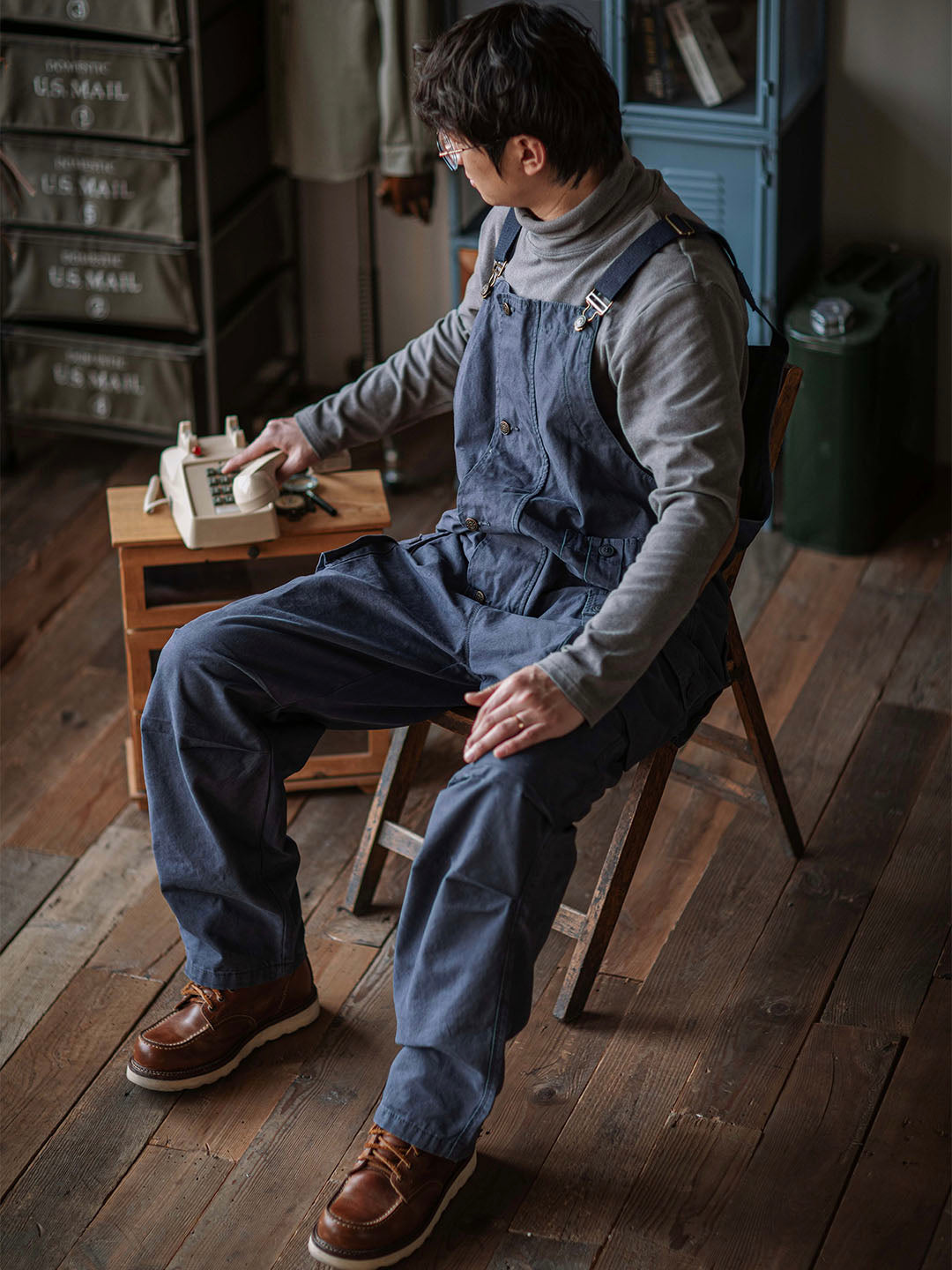 Georges™ | Salopette grigia moderna