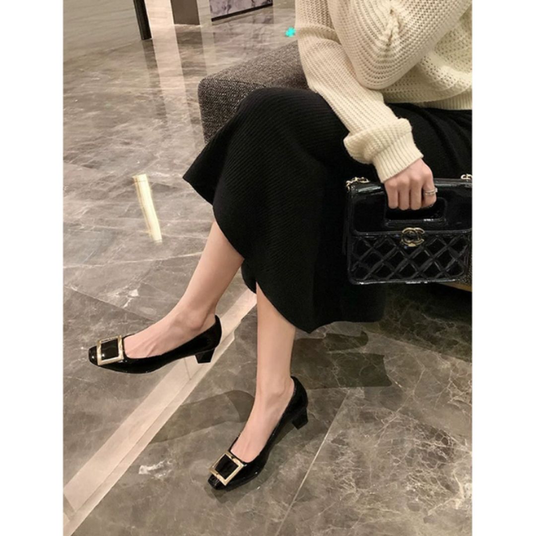 Narella™ | Sandali eleganti con tacco medio e punta quadrata