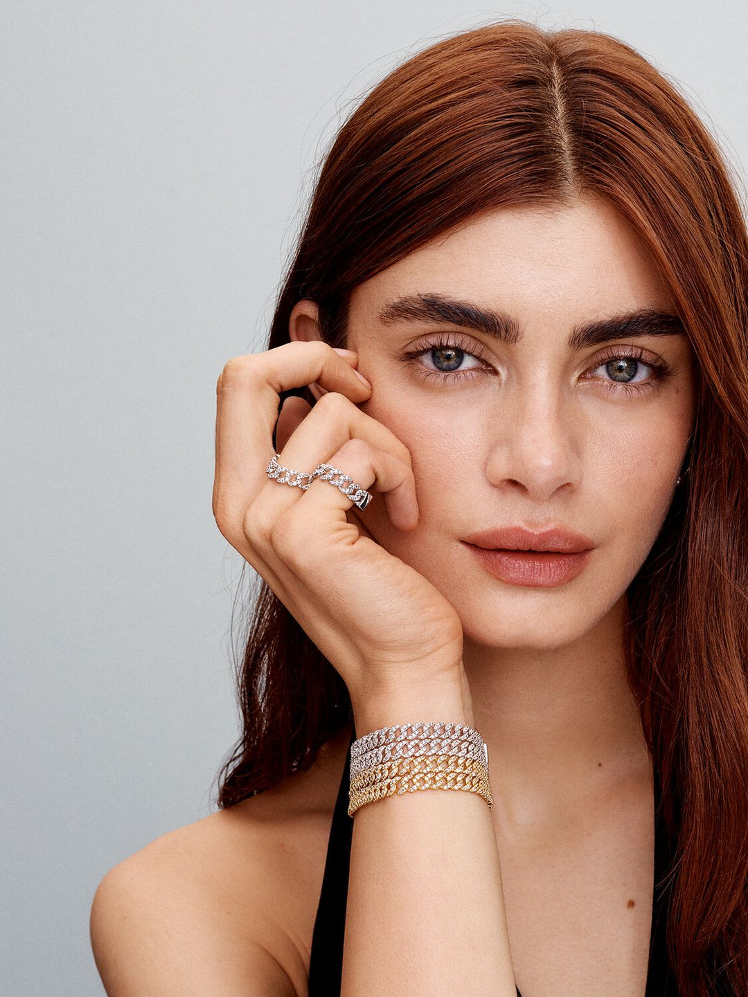 Bracciale in Moissanite Cubica