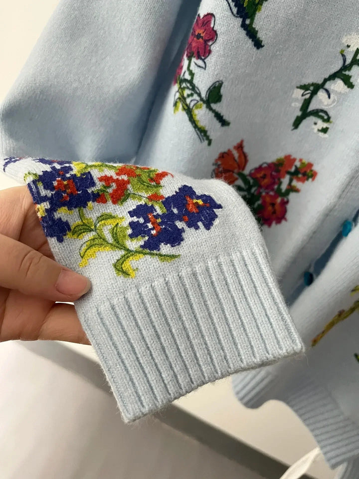 Sahara | Gilet elegante con fiori