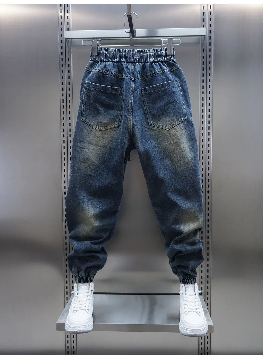 Laurent™ | Pantaloni Baggy in Denim con Cintura