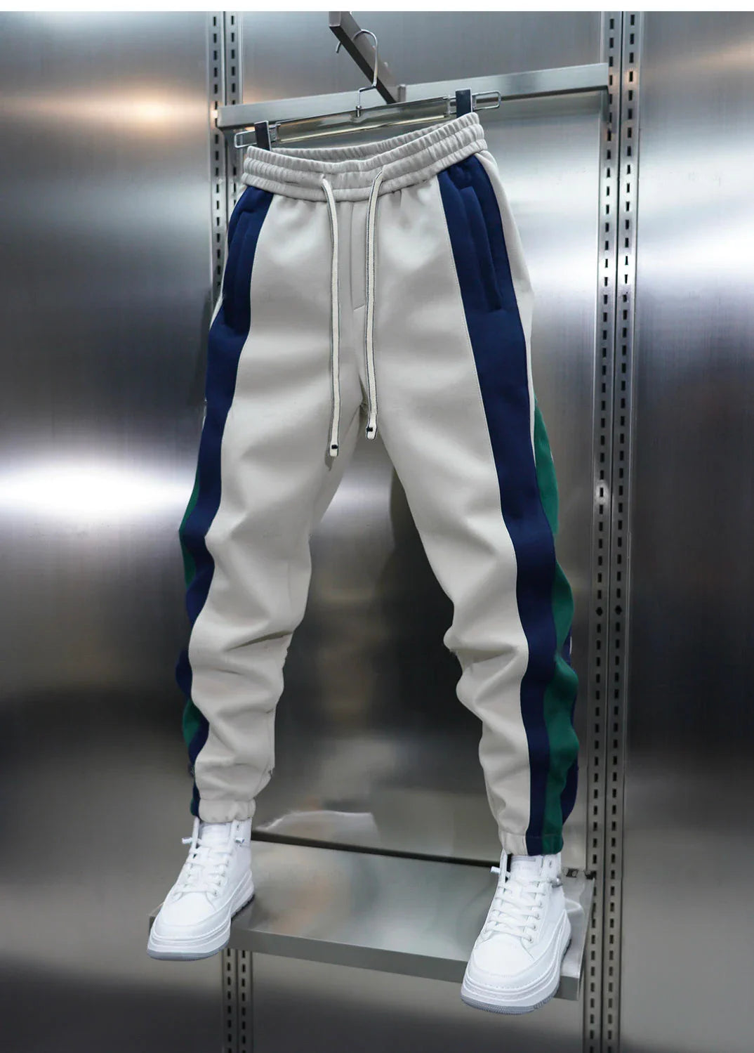 Laurent™ | Pantaloni alla Moda con Strisce Contrastanti