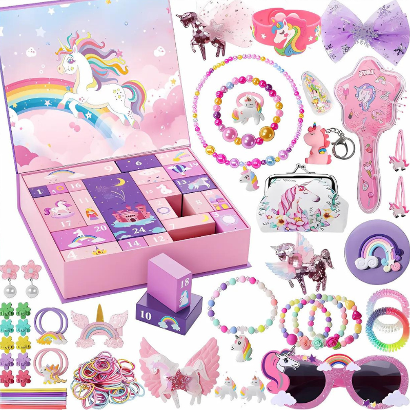 Calendrier de l'Avent en alliage voiture jouet