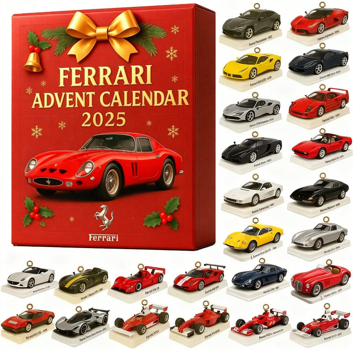 🎄 Calendrier de l'Avent Ferrari F1 Racing Legends 2025 – Édition de collection 🏎️✨