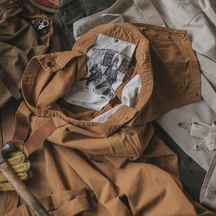 Henri™ | Salopette marrone rustico