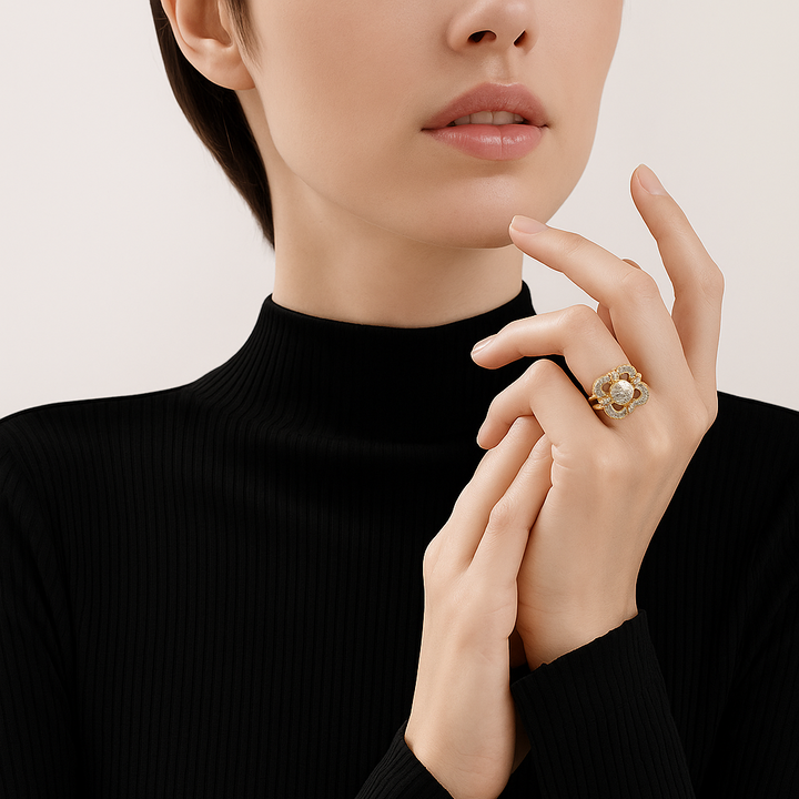 LUNA D'ORO | VISIONE LUMINOSA ANELLO