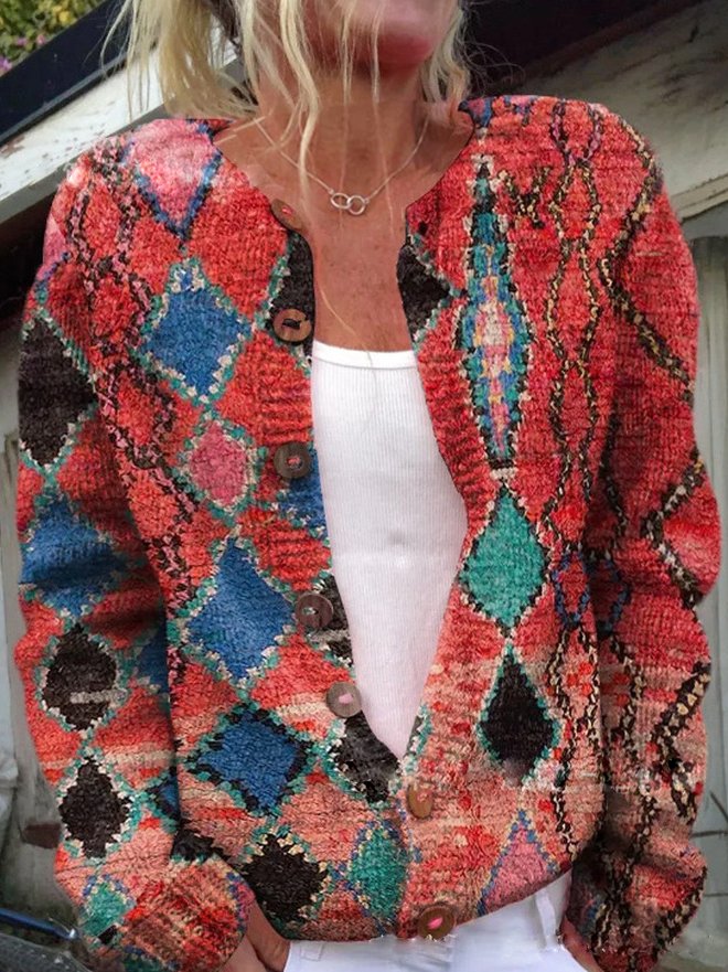 Roselind™ | Cardigan a motivi floreali