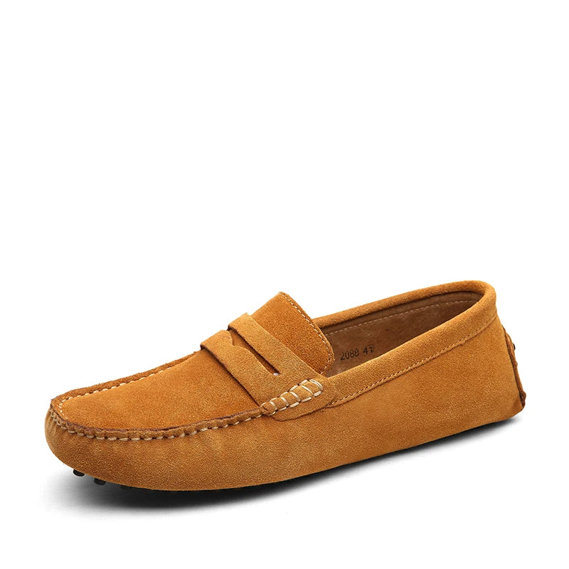 Mocassini casual in suede