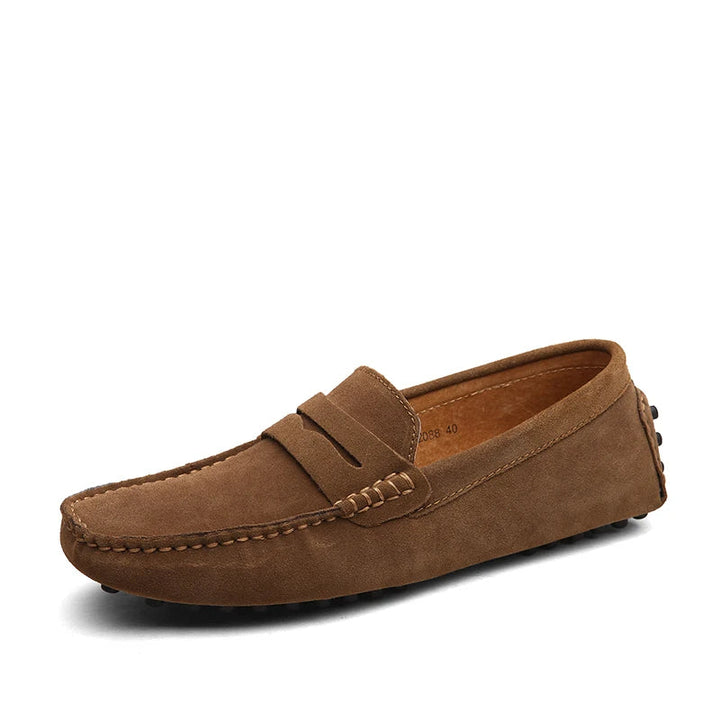 Mocassini casual in suede