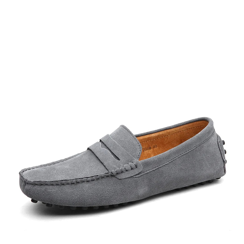 Mocassini casual in suede