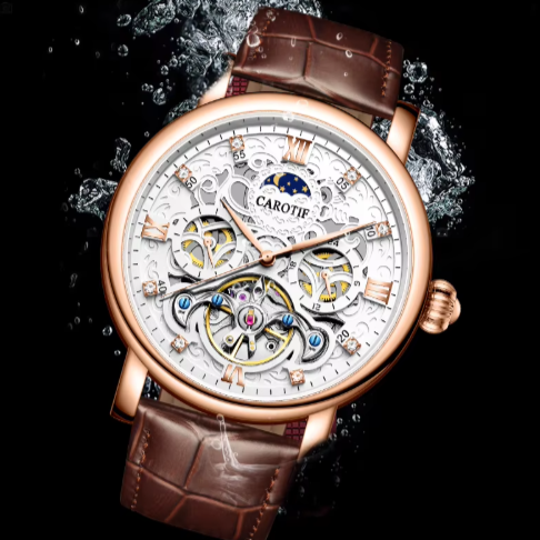 Orologio Automatico Meccanico in Pelle da Affari™ - Olsen & Olsen