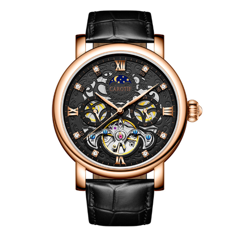 OROLOGIO MECCANICO AUTOMATICO IN PELLE DA UFFICIO™ - Olsen & Olsen