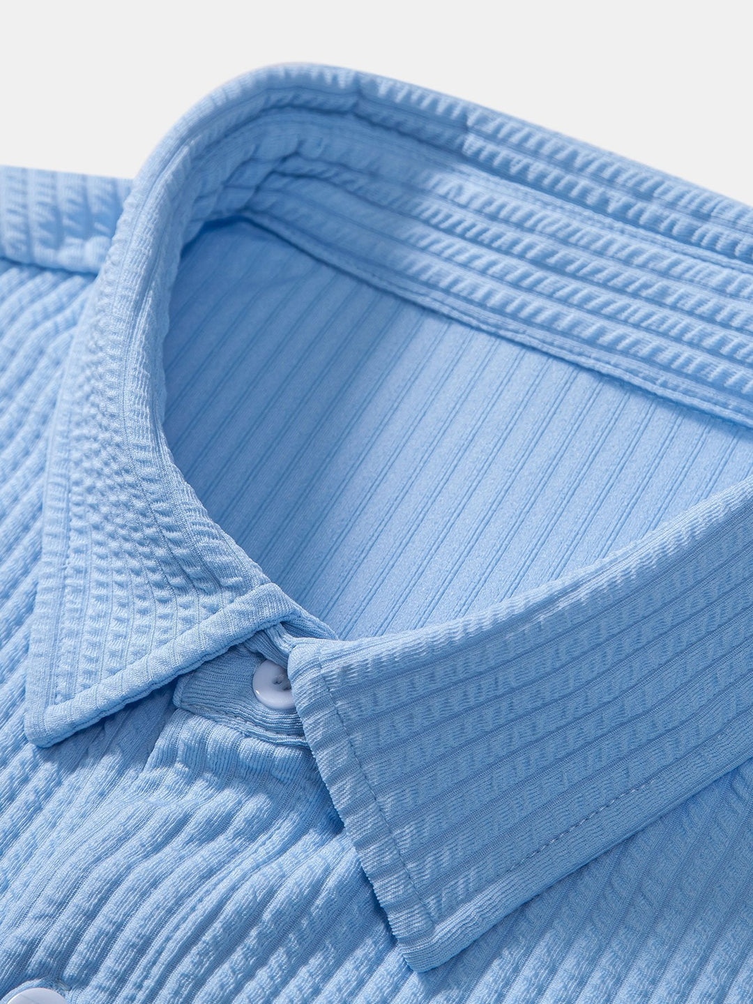 Camicia a bottoni in cotone muscolare